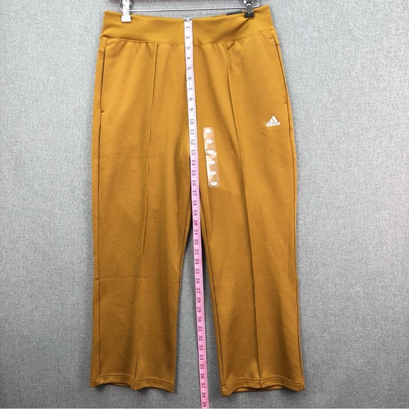 Adidas Women’s Regular Fit Drawstring Bronze Xpress Flare Pants Size L - Picture 5 of 12